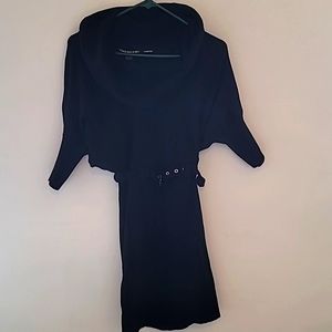 TAG STUDIO Stretch knitted mid dress with matching belt Size M